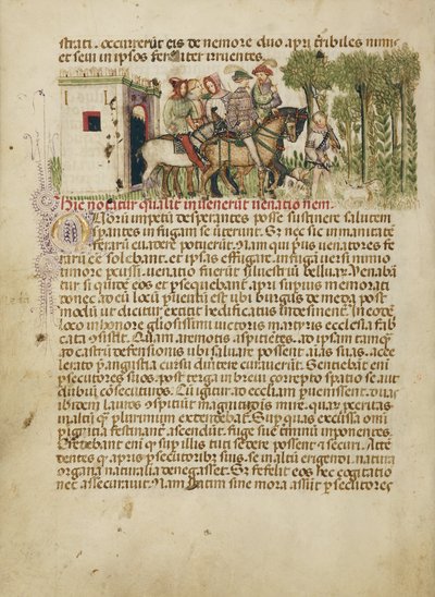 Aimo et Vermondo partant à la chasse - Anovelo da Imbonate